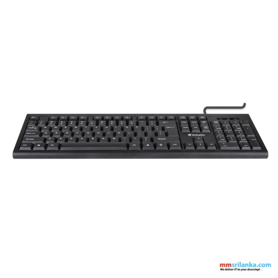 VERBATIM Wired Keyboard - Black (1Y)